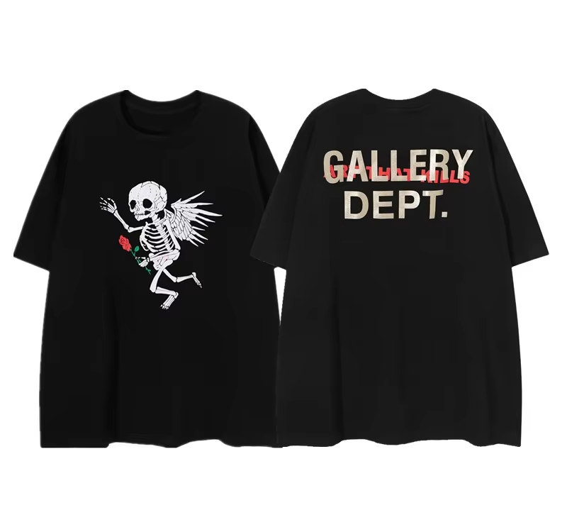 스컬 엔젤 하이엔드 패션 브랜드 티셔츠 코튼 그래픽 티 - Streetwear Brand Graphics 리뷰 및 가격