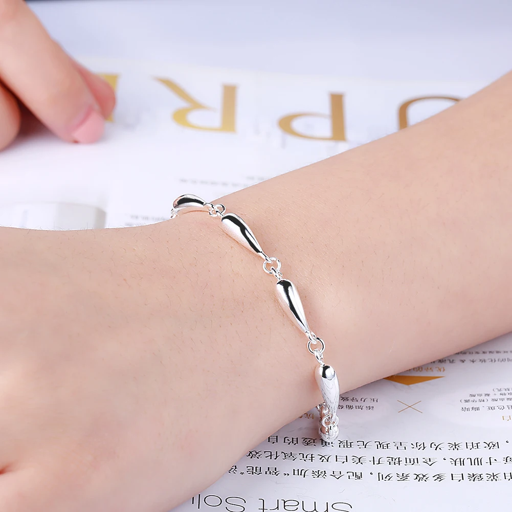 인기 브랜드 925 스털링 실버 팔찌 트렌드 드롭 체인 - Streetwear Brand Jewelry 리뷰 및 가격