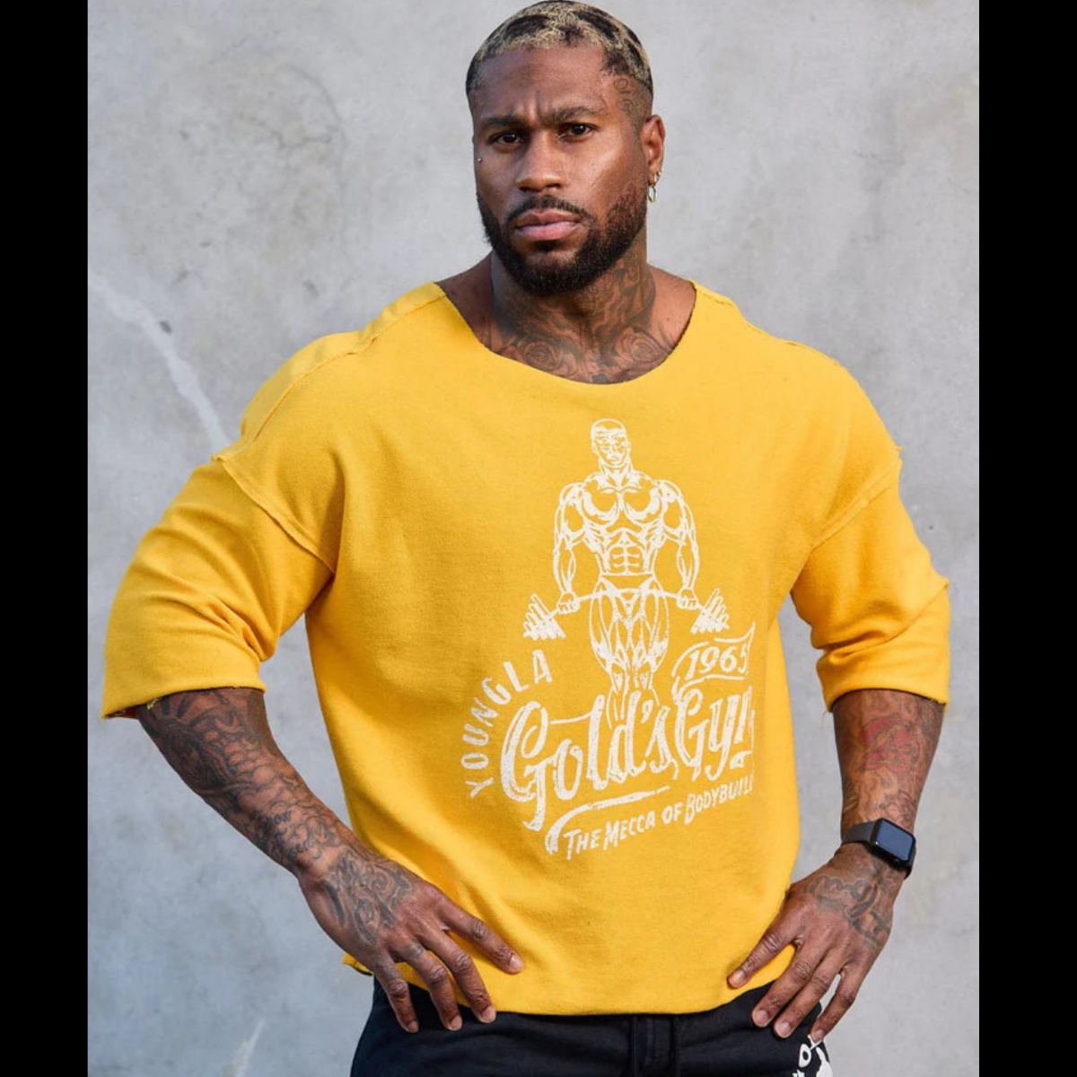 아트 옐로우 짐 트레이닝 스포츠 브랜드 티셔츠 코튼 그 - Yellow Streetwear Brand 리뷰 및 가격