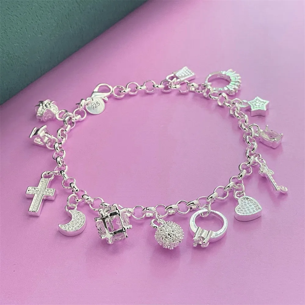 인기 브랜드 925 스털링 실버 미니멀리스트 지르콘 하 - Streetwear Brand Jewelry 리뷰 및 가격